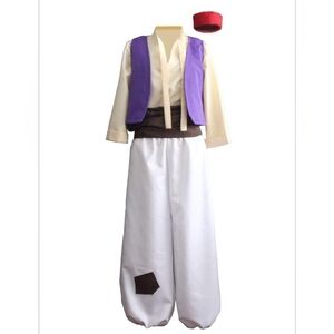 Men's Purple and White Costume Set